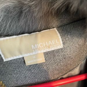 Heavy grey military style coat